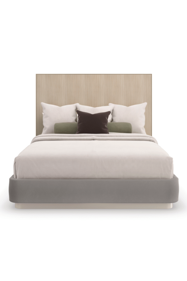 Gray Minimalist Bed | Caracole Dream Chaser