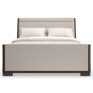 Dark Brown Modern Bed | Caracole Slow Wave