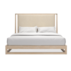 Sun-Drenched Oak Bed | Caracole Pinstripe
