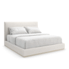 White Minimalist Queen Bed | Caracole The Boutique
