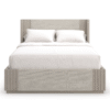 Taupe Linen Bed | Caracole Azure