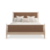 Brown Leather Bed | Caracole Rhythm