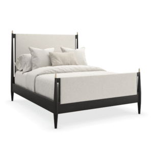 Ivory Bouclé Bed | Caracole Rhythm