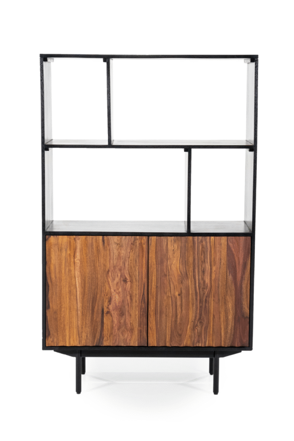 Sheesham Industrial Bookcase | Eleonora Alexander