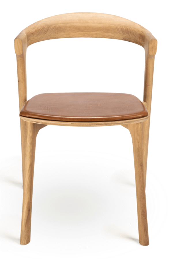 Cushioned Scandinavian Dining Chair | Ethnicraft Bok