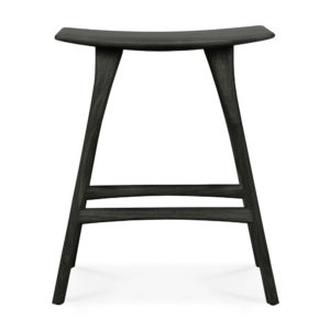 Classic Black Oak Counter Stool | Ethnicraft Osso