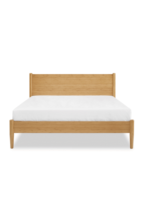 Retro-Inspired Bamboo Platform Bed | Greenington Ria