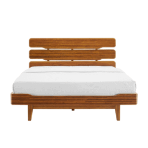 Bamboo Scandinavian Platform Bed | Greenington Currant