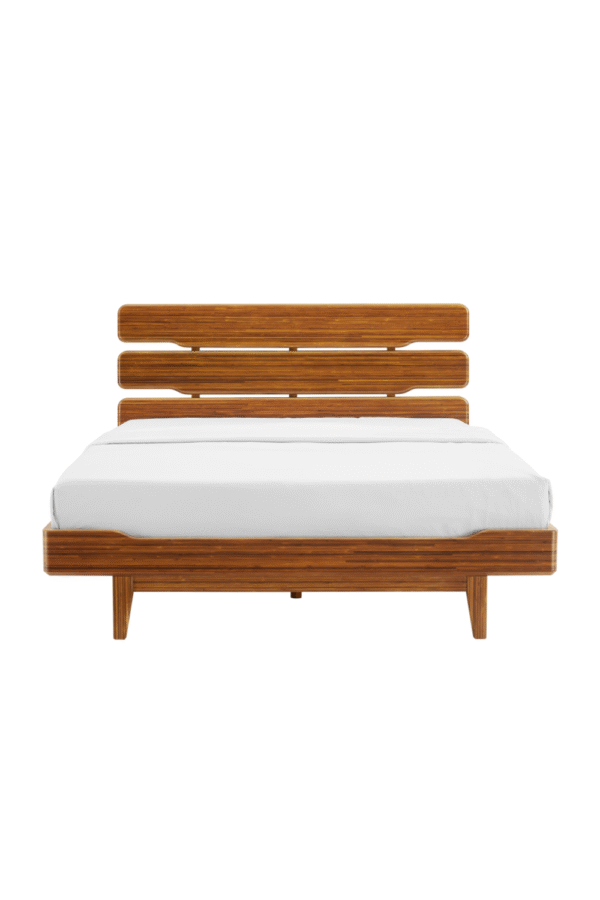 Bamboo Scandinavian Platform Bed | Greenington Currant