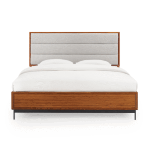 Bamboo Upholstered Platform Bed | Greenington Taylor