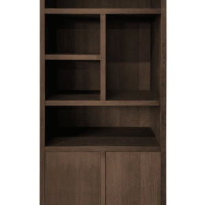 Brown Oak Bookcase | OROA Oakura