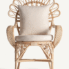 Natural Rattan Statement Armchair | Vical Home Nulvi