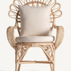 Natural Rattan Statement Armchair | Vical Home Nulvi