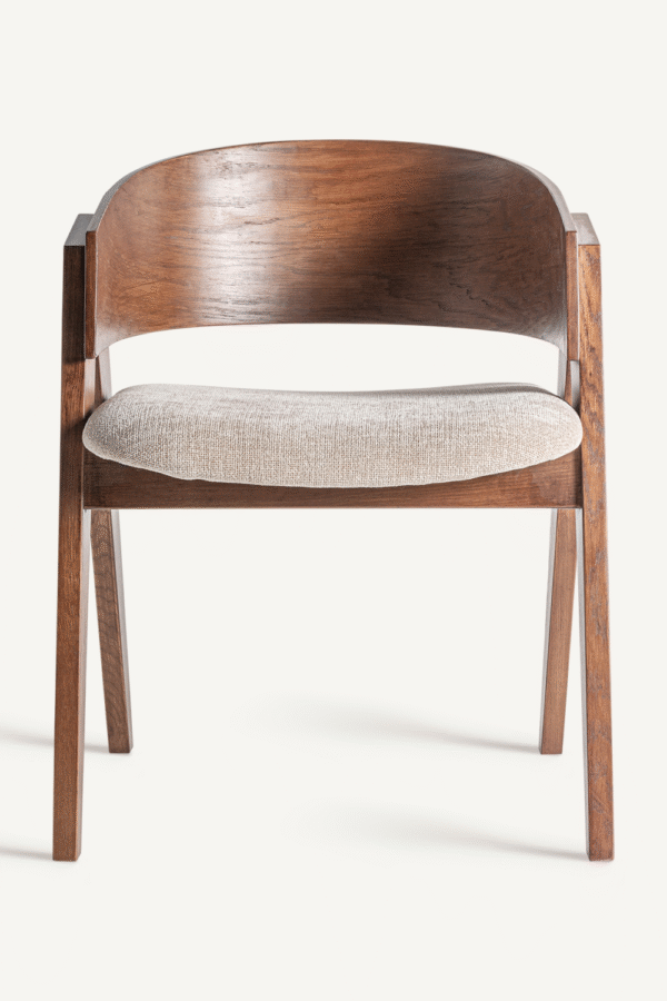 Oak V-Leg Accent Chair | Vical Home Madiran