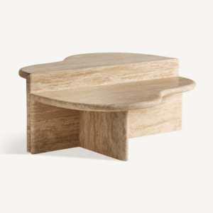 Travertine Organic Coffee Table Set (2) | Vical Home Thiennes